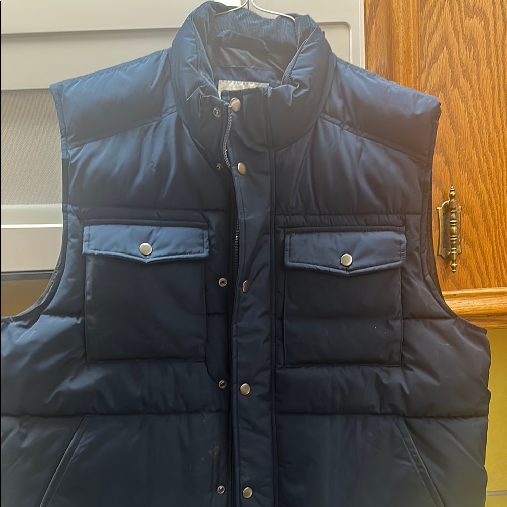 Men's Navy Puffer Vest